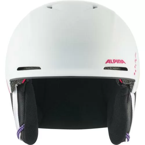 Alpina Brix Jr Kids Ski Helmet - white-graphic matt